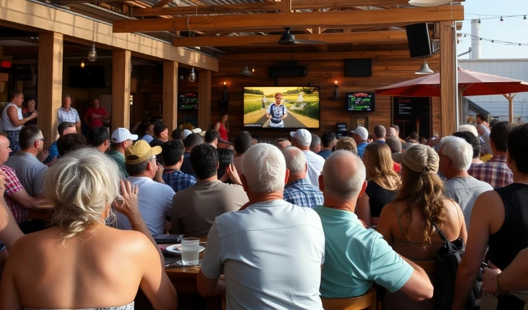 Diffuser de la publicité dans un bar local