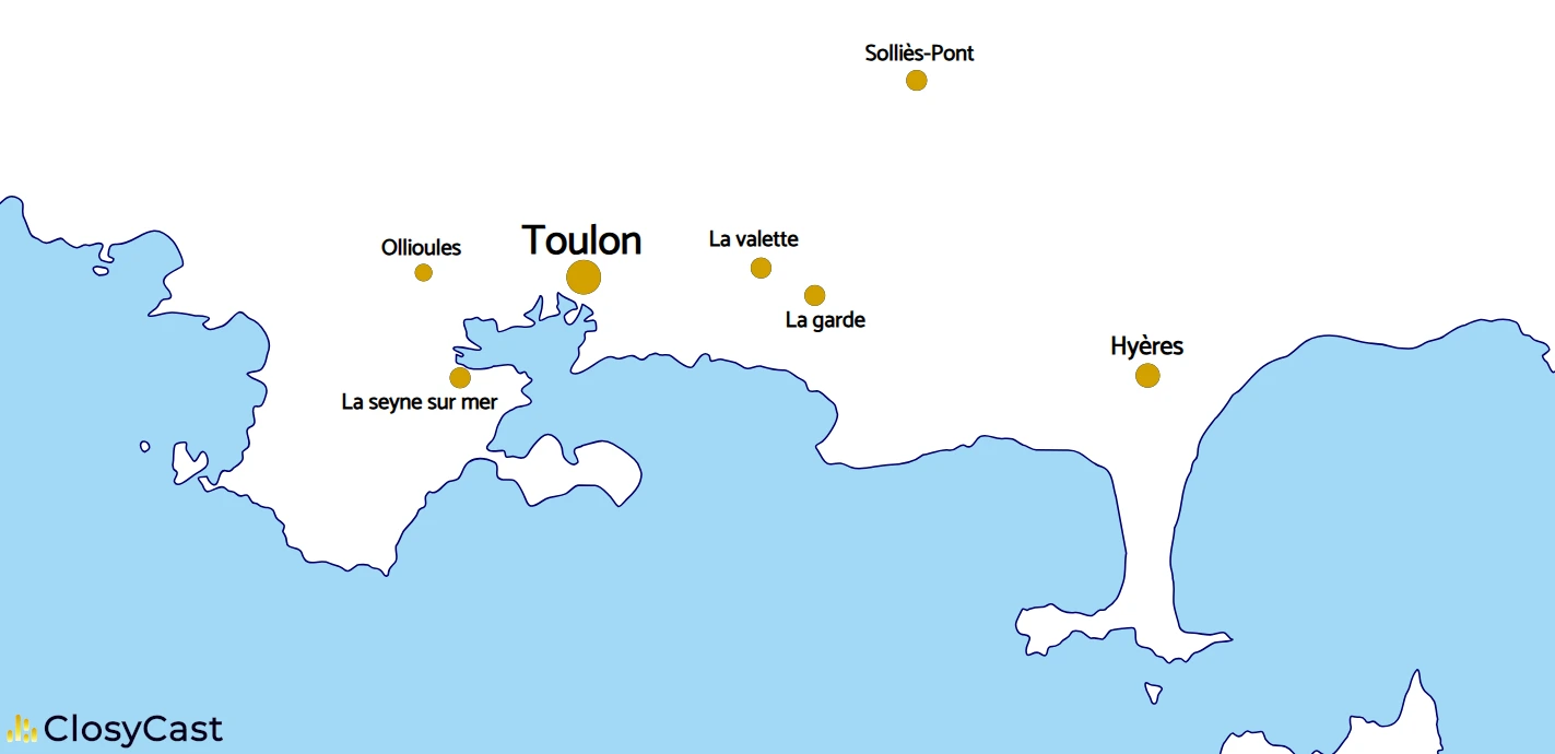 réseau d'affichage publicitaire DOOH à Toulon et Marseille